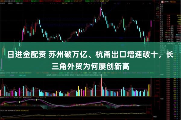 日进金配资 苏州破万亿、杭甬出口增速破十，长三角外贸为何屡创新高